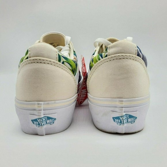Vans Womens Ward Platform Paradise Floral Shoes - Picture 4 of 7